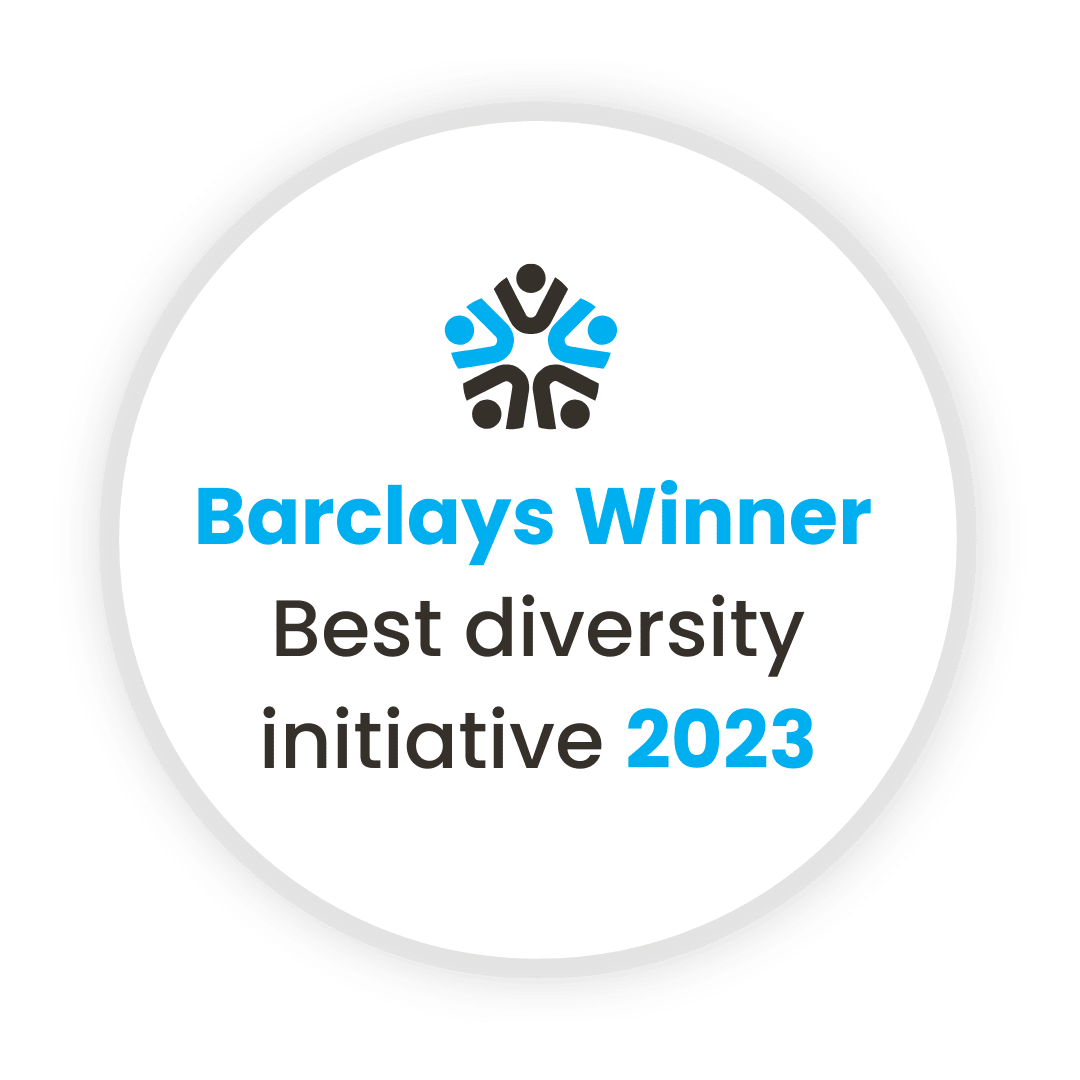 Barclays Winner Best diversity initiative 2023